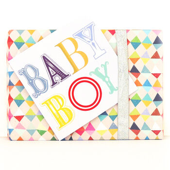 Wordy Baby Boy Card, 2 of 3