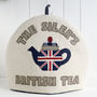 Personalised Union Jack Flag Tea Cosy Gift, thumbnail 7 of 11