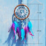 Small Purple Blue Dream Catcher For Wall Decoration, thumbnail 1 of 6