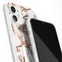 Personalised Japanese Crane Bird Clear Phone Case, thumbnail 2 of 5