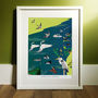 The Birds Of London Illustrated Poster, thumbnail 2 of 5