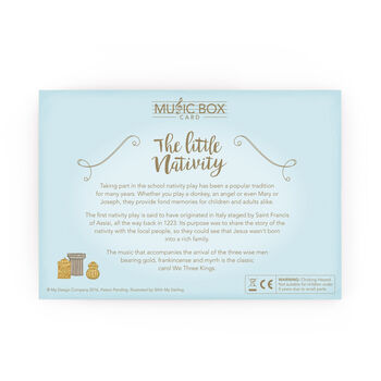 The Little Nativity Music Box Card, 5 of 5