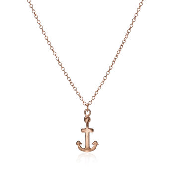 Small Anchor Charm Necklace, 3 of 7