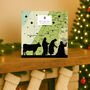 Nativity Scene Over Map Of Bethlehem Card, thumbnail 2 of 2