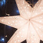 Set Of Three White Christmas Star Lanterns, thumbnail 3 of 7