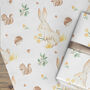 Rabbit Daffodil Wrapping Paper Roll Or Folded, thumbnail 2 of 4