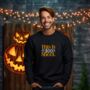 This Is Boo Sheet Funny Halloween Sweatshirt, thumbnail 5 of 6