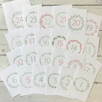 Luxury 24 Day Advent Calendar For Gardeners By Border in a Box