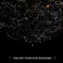 Personalised Night Sky Star Map Print 40x50cm/16x20'', thumbnail 2 of 5