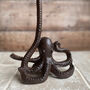 Ozzy Octopus Cast Iron Loo Roll Holder, thumbnail 3 of 6