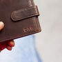 Vintage Leather Wallet And Card Holder Gift Set, thumbnail 5 of 6