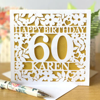 Personalised Age And Name Birthday Card, 5 of 9