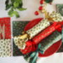 Red Holly Themed Reusable Christmas Crackers, thumbnail 1 of 12