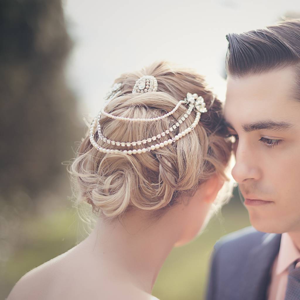 bridal headdress