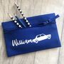 Personalised Child's Name Car School Pencil Case, thumbnail 1 of 3