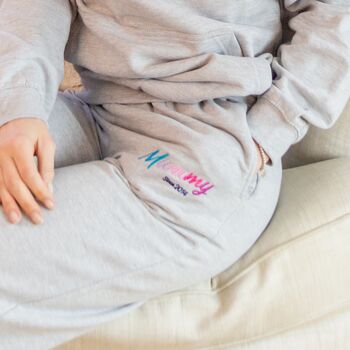 Mummy/Mother/Mama Embroidered Joggers, 5 of 5