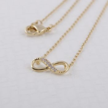 Moon Or Heart Necklace Gold And Silver, 2 of 10