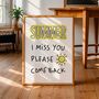 Summer I Miss You, Please Come Back Print, thumbnail 1 of 8