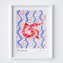 Prawns Art Print Seafood Illustration Poster, thumbnail 7 of 7