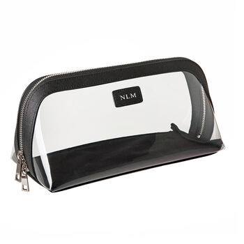 Personalised Leather Perspex Cosmetic Bag, 6 of 12