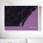 Personalised Barcelona City Street Map Print, thumbnail 6 of 10