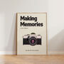 Retro Making Memories Film Camera Wall Print, thumbnail 2 of 8