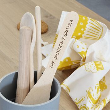 Personalised Wooden Spatula, 4 of 5