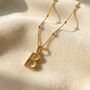 18k Gold Vermeil Plated Initial Pendant Necklace, thumbnail 1 of 5