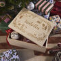 Personalised Name Wooden Christmas Eve Box, thumbnail 2 of 6