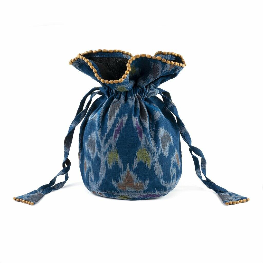 Ikat Drawstring Dumpling Bag #15 By In Association With ...