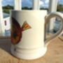 Tankard Mug In Cheeky Christmas Robin Redbreast Design, thumbnail 5 of 10