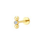 Orbit Stacking Stud Flat Back Earring, thumbnail 1 of 5
