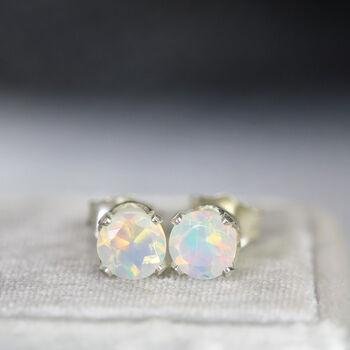 Opal Stud Earrings, 6 of 12