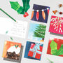 Textured Christmas Present Card, thumbnail 3 of 7