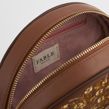 Bumble Bee Tan Circle Bag, 4 of 7