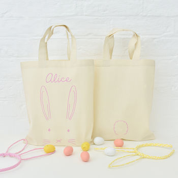 Personalised Easter Bunny Egg Hunt Bag, 5 of 12