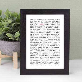 History Quotes Print, Historian Gift, 3 of 7