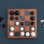 Iron And Glory Wooden Endgame Chess, thumbnail 4 of 4