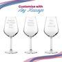 Personalised Allegra Red Wine Glass Gift Boxed, thumbnail 5 of 7