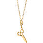 18ct Gold Scissors Charm Necklace, thumbnail 3 of 7