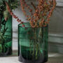 Emerald Green Glass Vase, thumbnail 1 of 2