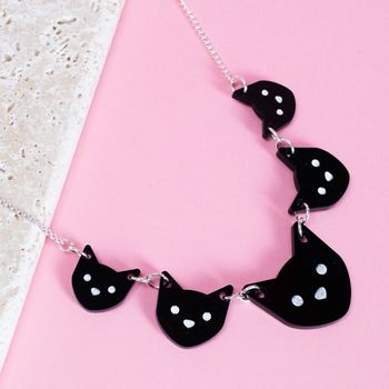 Cat Acrylic Necklace, 4 of 5