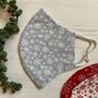 Snowflake Face Mask With Hepa Filter And Pouch, thumbnail 5 of 8