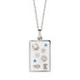 Love And Luck Bespoke Birthstone And Initial Necklace, thumbnail 8 of 11