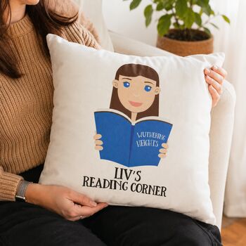 Personalised Cushion Gift For Book Lovers, 3 of 11