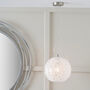 Speckled White Glass Pendant Ceiling Light, thumbnail 1 of 6