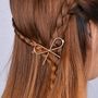 Gold Or Silver Bow Hair Clip, thumbnail 3 of 7