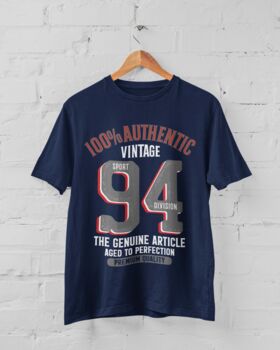 'Authentic Vintage 1994' 30th Birthday Gift T Shirt, 4 of 7