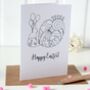 Personalised Illustrated Happy Easter Card, thumbnail 5 of 5