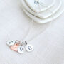 Personalised Sterling Silver Love Charm Necklace, thumbnail 4 of 4